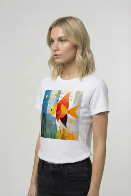 T-shirt ANGELFISH POISSON ANGE (#007) – Image 28