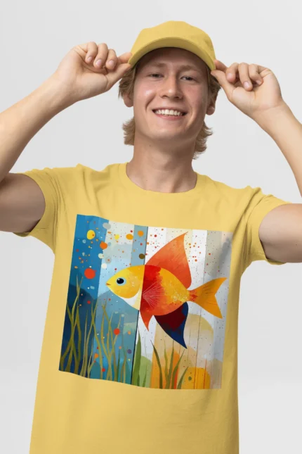 T-shirt ANGELFISH POISSON ANGE (#007) – Image 34