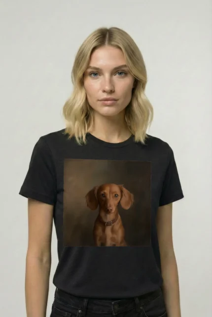 T-shirt DACHSHUND (#007) – Image 2