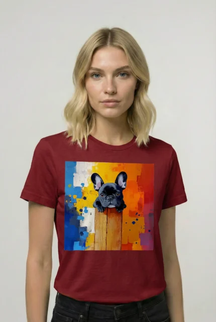 T-shirt FRENCH BULLDOG (#007) – Image 7