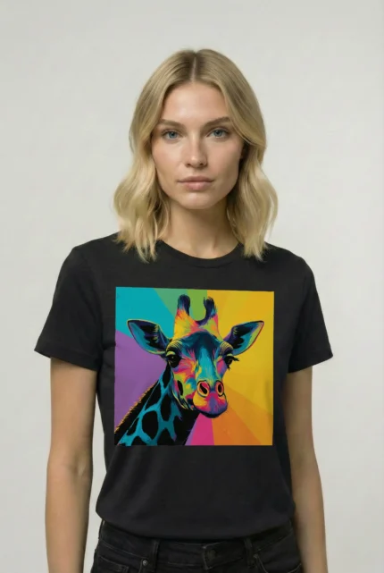 T-shirt GIRAFFE (#007) – Image 2