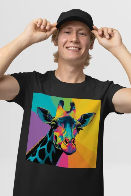 T-shirt GIRAFFE (#007) – Image 4