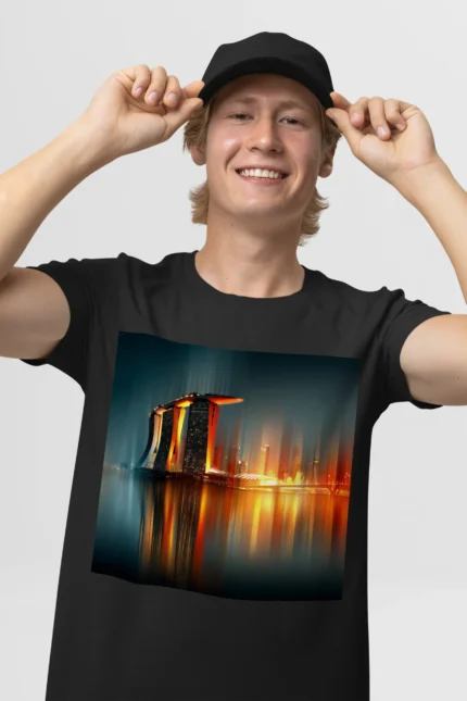 T-shirt SINGAPOUR (#007) – Image 4