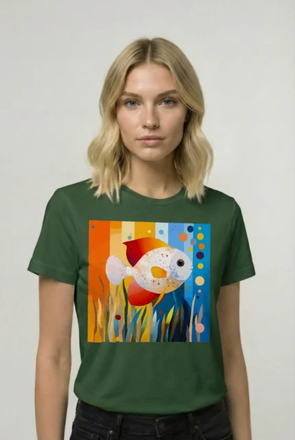 T-shirt ANGELFISH POISSON ANGE (#008) – Image 12