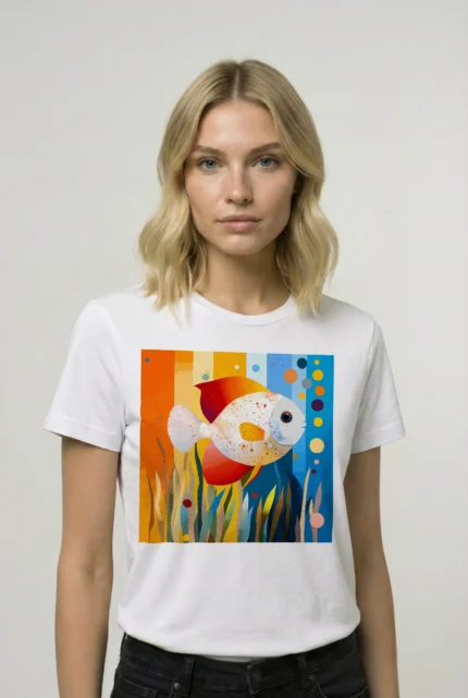 T-shirt ANGELFISH POISSON ANGE (#008) – Image 27