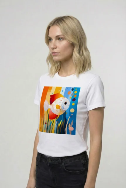 T-shirt ANGELFISH POISSON ANGE (#008) – Image 28