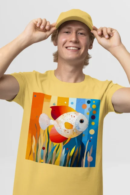 T-shirt ANGELFISH POISSON ANGE (#008) – Image 34