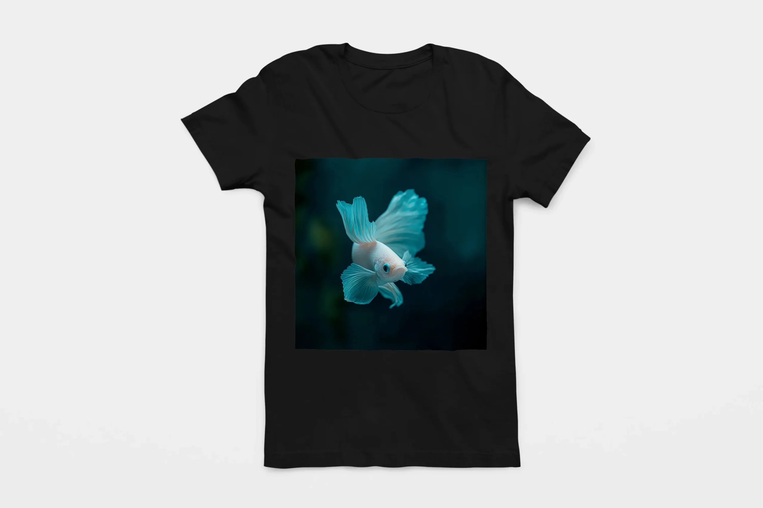008-BETTA-BLACK-FLAT T-shirt BETTA (#008) – Image 1