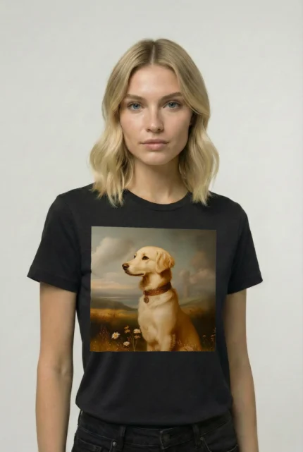 T-shirt GOLDEN RETRIEVER (#008) – Image 2