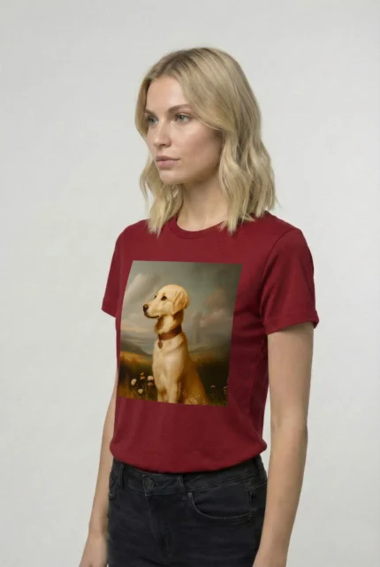 T-shirt GOLDEN RETRIEVER (#008) – Image 8
