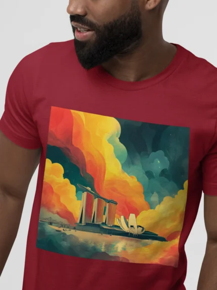 T-shirt SINGAPOUR (#008) – Image 10