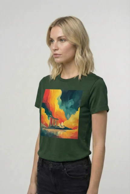 T-shirt SINGAPOUR (#008) – Image 13