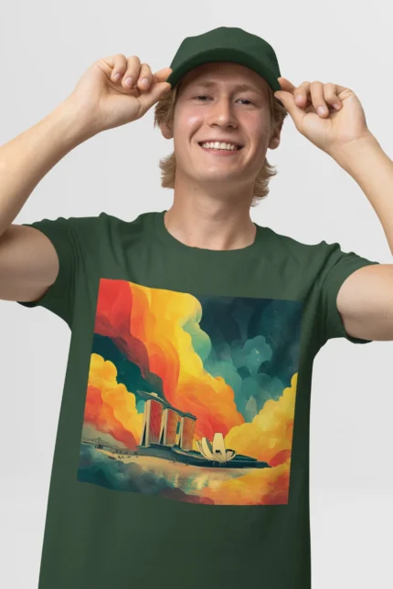 T-shirt SINGAPOUR (#008) – Image 14