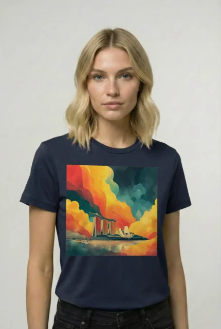 T-shirt SINGAPOUR (#008) – Image 17