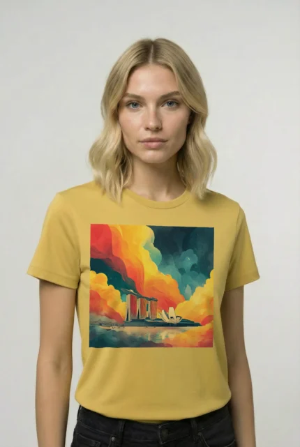 T-shirt SINGAPOUR (#008) – Image 32