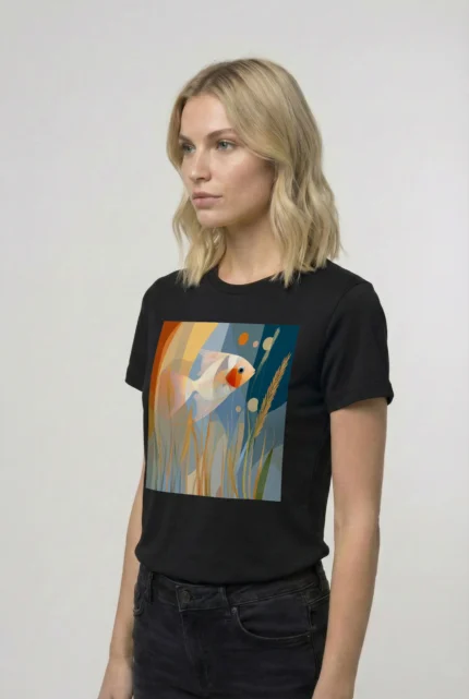 T-shirt ANGELFISH POISSON ANGE (#009) – Image 3