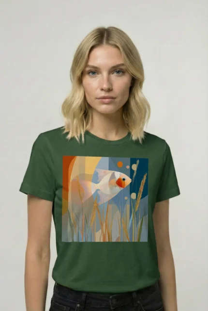 T-shirt ANGELFISH POISSON ANGE (#009) – Image 12