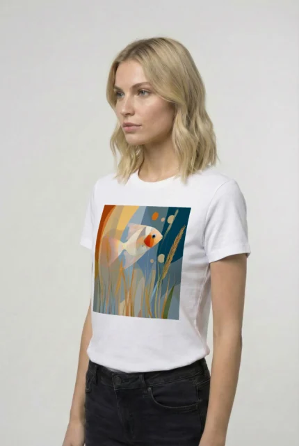 T-shirt ANGELFISH POISSON ANGE (#009) – Image 28