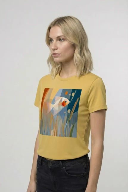 T-shirt ANGELFISH POISSON ANGE (#009) – Image 33