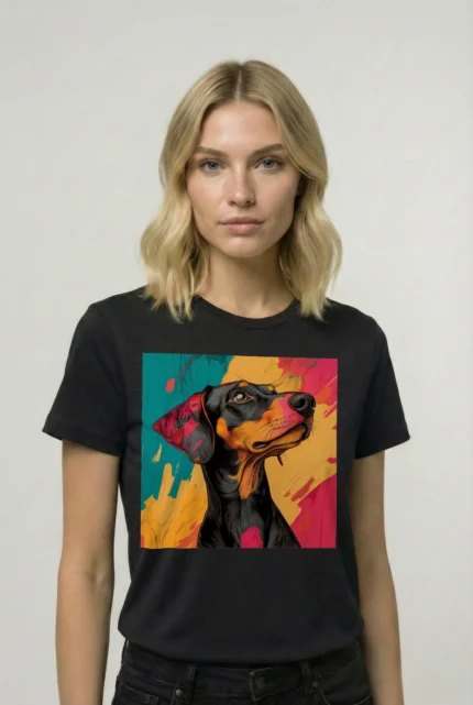 T-shirt DACHSHUND (#009) – Image 2
