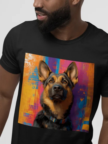 T-shirt GERMAN SHEPHERD (#009) – Image 5