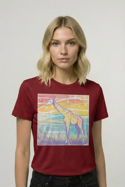 T-shirt GIRAFFE (#009) – Image 7