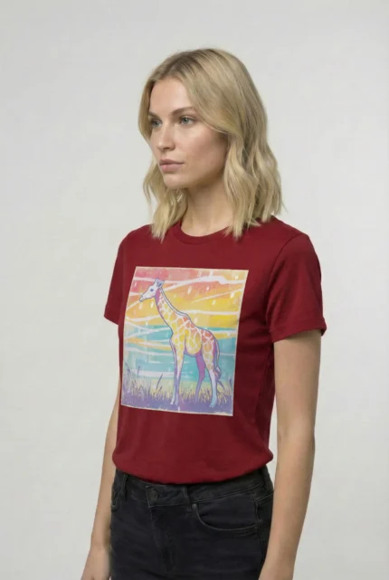 T-shirt GIRAFFE (#009) – Image 8
