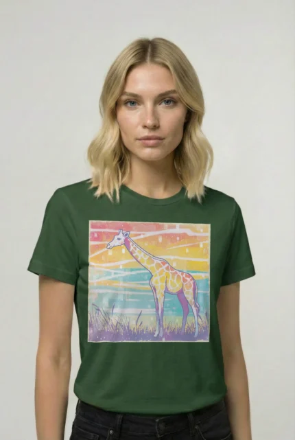 T-shirt GIRAFFE (#009) – Image 12