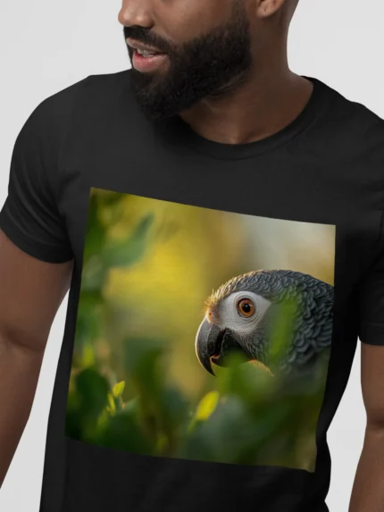 T-shirt AFRICAN GREY PARROT (#010) – Image 5