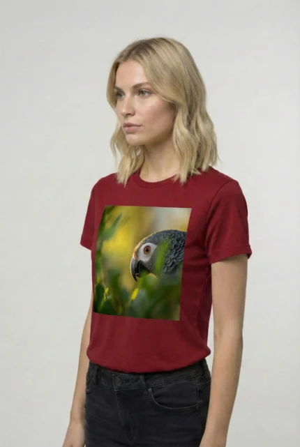T-shirt AFRICAN GREY PARROT (#010) – Image 8