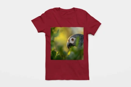 T-shirt AFRICAN GREY PARROT (#010) – Image 6