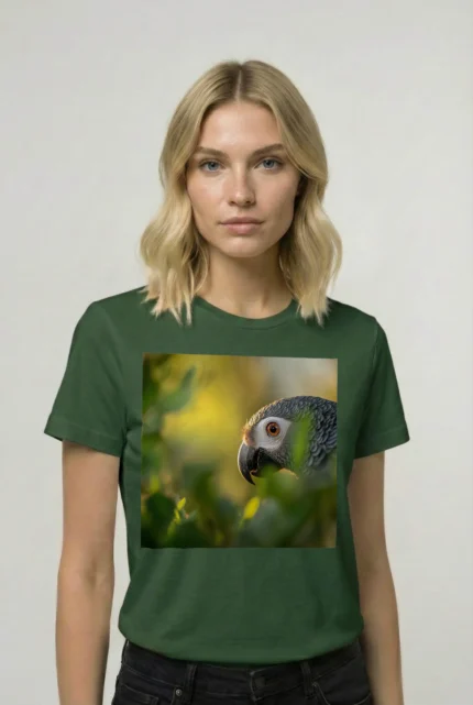 T-shirt AFRICAN GREY PARROT (#010) – Image 12