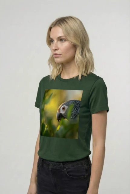 T-shirt AFRICAN GREY PARROT (#010) – Image 13