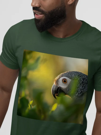 T-shirt AFRICAN GREY PARROT (#010) – Image 15