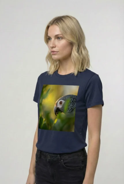 T-shirt AFRICAN GREY PARROT (#010) – Image 18