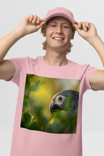 T-shirt AFRICAN GREY PARROT (#010) – Image 24