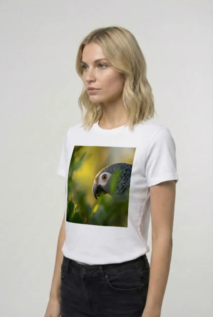 T-shirt AFRICAN GREY PARROT (#010) – Image 28