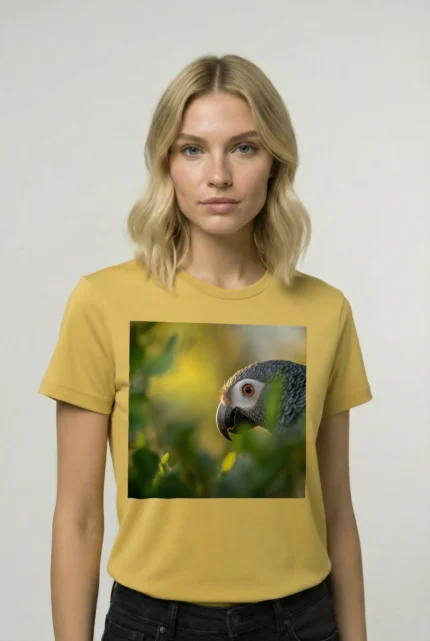 T-shirt AFRICAN GREY PARROT (#010) – Image 32