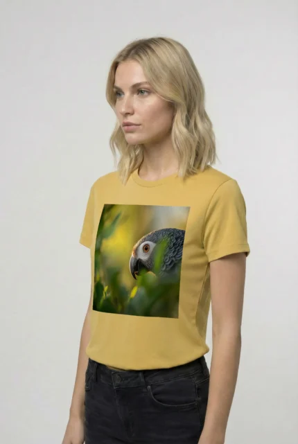 T-shirt AFRICAN GREY PARROT (#010) – Image 33