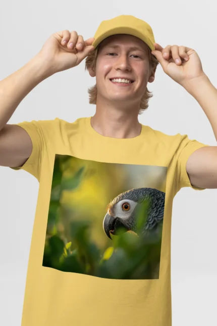 T-shirt AFRICAN GREY PARROT (#010) – Image 34