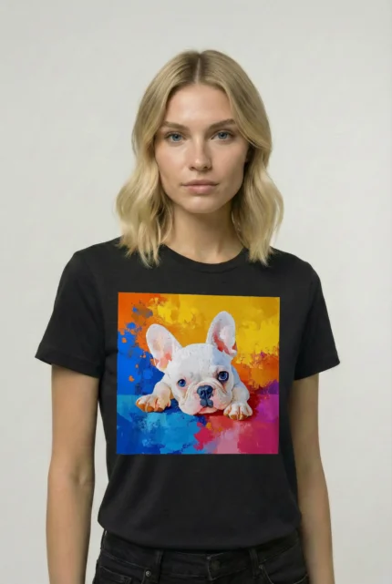 T-shirt FRENCH BULLDOG (#010) – Image 2