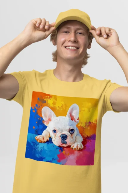 T-shirt FRENCH BULLDOG (#010) – Image 34