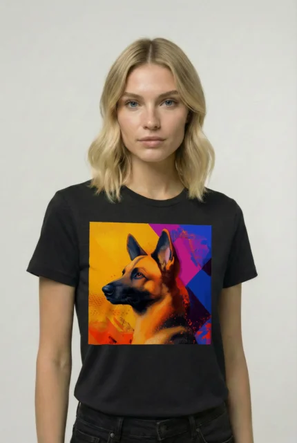 T-shirt GERMAN SHEPHERD (#010) – Image 2