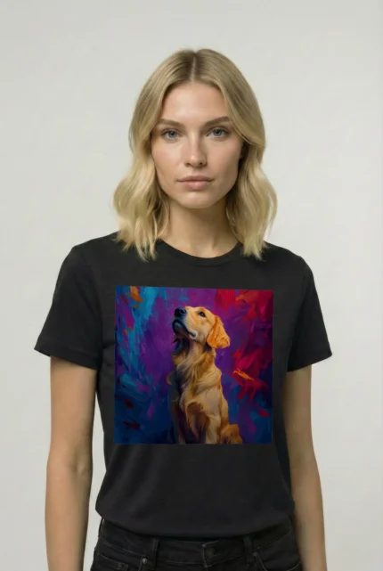 T-shirt GOLDEN RETRIEVER (#010) – Image 2