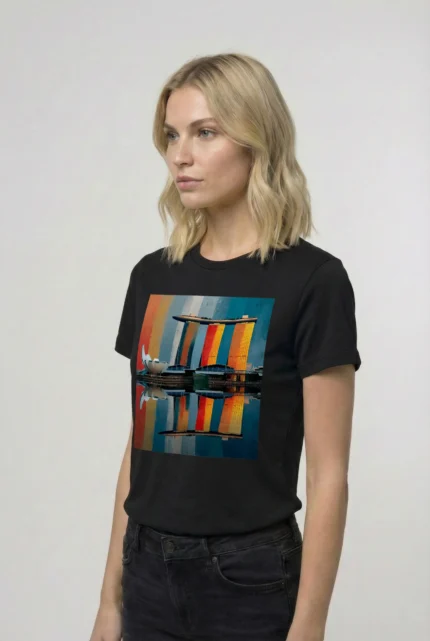 T-shirt SINGAPOUR (#010) – Image 3