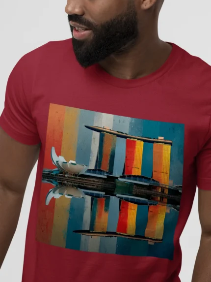 T-shirt SINGAPOUR (#010) – Image 10