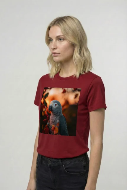 T-shirt AFRICAN GREY PARROT (#011) – Image 8
