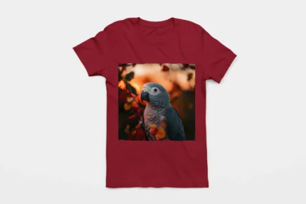 T-shirt AFRICAN GREY PARROT (#011) – Image 6