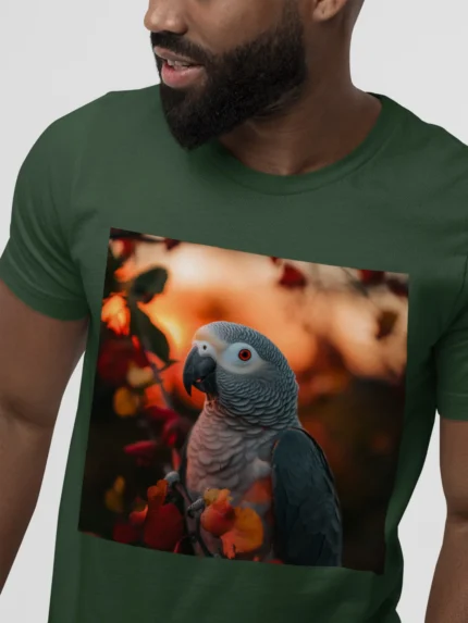 T-shirt AFRICAN GREY PARROT (#011) – Image 15