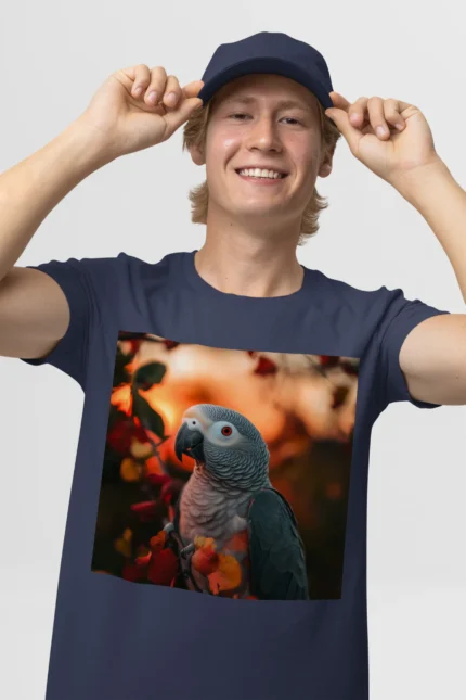 T-shirt AFRICAN GREY PARROT (#011) – Image 19
